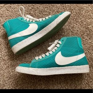 Green Nike Mesh Blazers